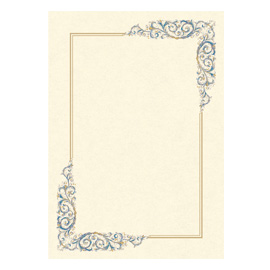 DIPLOMI IN PERGAMENA - STAMPA OFFSET - A4 - 160 GR - AVORIO - KARTOS - CONF. 10 PEZZI 74572