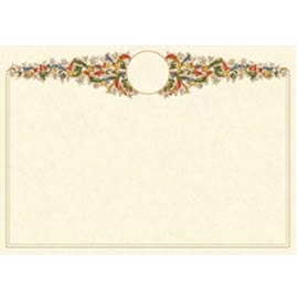 DIPLOMI IN PERGAMENA - STAMPA OFFSET - A4 - 160 GR - AVORIO - KARTOS - CONF. 10 PEZZI 77475