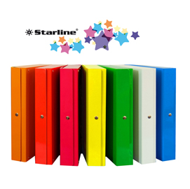 SCATOLA PROGETTO GLOSSY - DORSO 6 CM - GIALLO - STARLINE STL5063