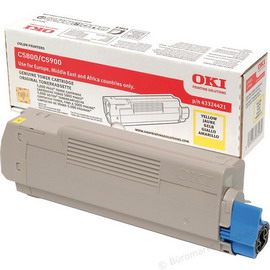 TONER OKI C5800-5900 GIALLO 5000 PAG. OKIC5800Y