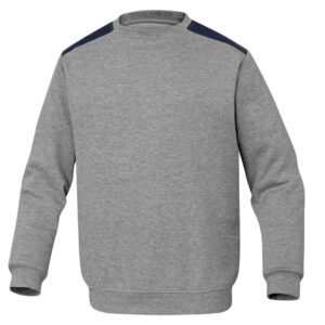 FELPA SPORTIVO OLINO - IN PILE - TG. L - GRIGIO - DELTAPLUS 92261