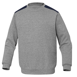 FELPA SPORTIVO OLINO - PILE - TG. XXL - GRIGIO - DELTAPLUS 92263
