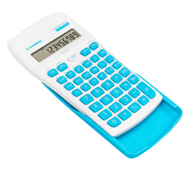 CALCOLATRICE SCIENTIFICA OS 134/10 BECOLOR - BIANCO - TASTI AZZURRI - OSAMA 99485