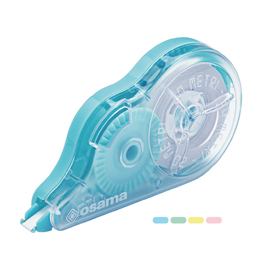 CORRETTORE A NASTRO 20 METRI - 5 MM X 20 M - INVOLUCRO COLORI ASSORTITI PASTELLO - OSAMA 101377