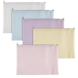 BUSTA CON ZIP BUBBLE - 22,8 X 18,5 CM - EVA - COLORI PASTELLO ASSORTITI - SEI ROTA 100504