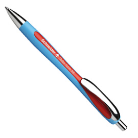PENNA A SFERA A SCATTO SLIDER RAVE - PUNTA XB - ROSSO  - SCHNEIDER 70812