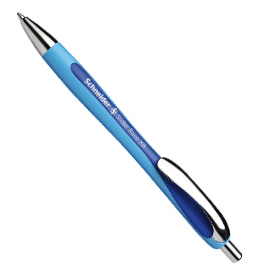 PENNA A SFERA A SCATTO SLIDER RAVE - PUNTA XB - BLU  - SCHNEIDER 70811