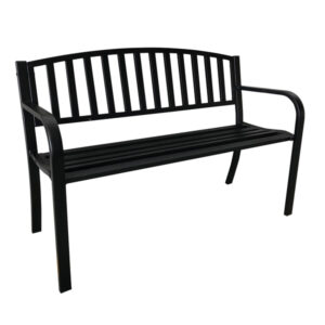 PANCA DA GIARDINO HOLLYWOOD - IN ACCIAIO VERNICIATO - 75 X 50 X 120 CM - GARDEN FRIEND 91689