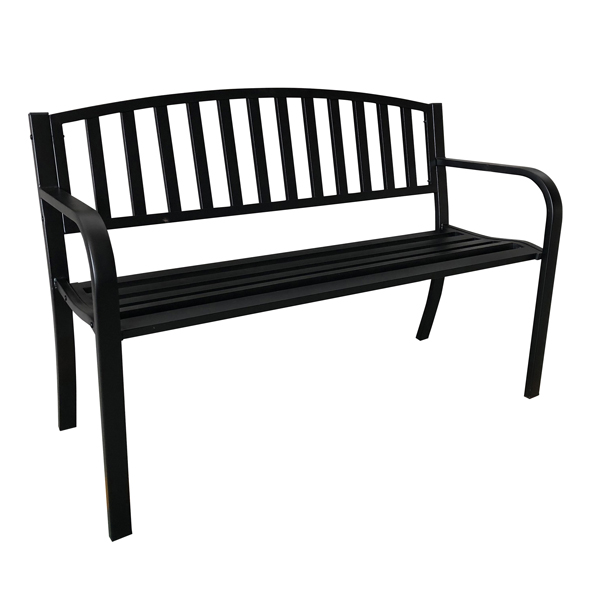 PANCA DA GIARDINO HOLLYWOOD - IN ACCIAIO VERNICIATO - 75 X 50 X 120 CM - GARDEN FRIEND 91689