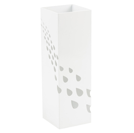 PORTAOMBRELLI - METALLO VERNICIATO - FANTASIA GOCCE - BIANCO - KING COLLECTION 94044