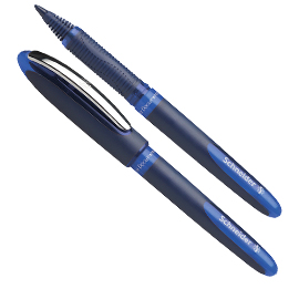 ROLLER ONE BUSINESS CON CAPPUCCIO  - TRATTO ULTRA SMOOTH 0,6MM - BLU - SCHNEIDER 77330