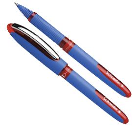 ROLLER ONE HYBRID C CON CAPPUCCIO - TRATTO 0,3MM - ROSSO - SCHNEIDER 77333