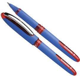 ROLLER ONE HYBRID C CON CAPPUCCIO - TRATTO 0,5MM - ROSSO - SCHNEIDER 77336