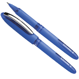 ROLLER ONE HYBRID C CON CAPPUCCIO  - TRATTO 0,5MM - BLU - SCHNEIDER 77337