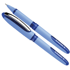 ROLLER ONE HYBRID N CON CAPPUCCIO - TRATTO 0,3MM - BLU - SCHNEIDER 77340