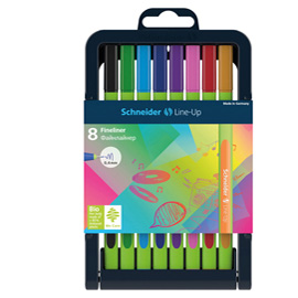 FINELINER LINE-UP - PUNTA 0,4MM - COLORI ASSORTITI - SCHNEIDER - ASTUCCIO 8 COLORI 79978