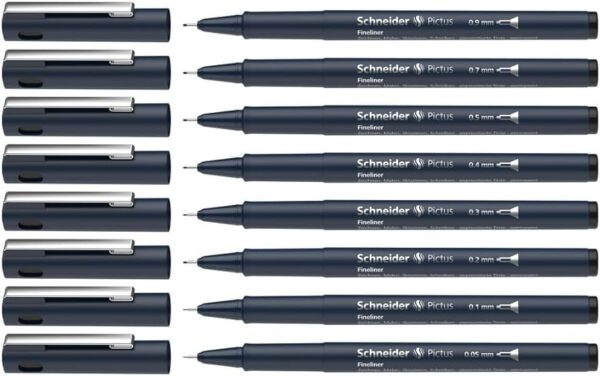 FINELINER PICTUS SCHNEIDER 0,5mm NERO