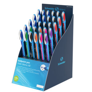 PENNA SFERA SLIDER MEMO XB - COLORI ASSORTITI - SCHNEIDER - EXPO 30 PEZZI 90621