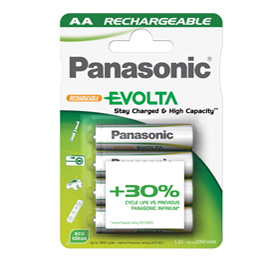 PILA RICARICABILE B-4 1,2V STILO PANASONIC 62479