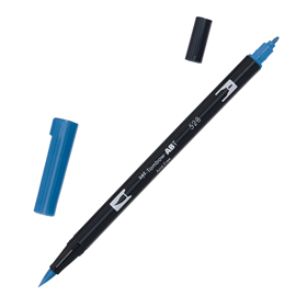 PENNARELLO DUAL BRUSH 528 - NAVY BLUE - TOMBOW 100043