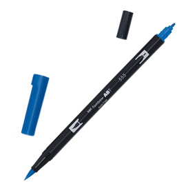 PENNARELLO DUAL BRUSH 555 - ULTRAMARINE - TOMBOW 100044