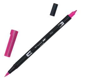 PENNARELLO DUAL BRUSH N725 - RHOADAMINE RED - TOMBOW 66619