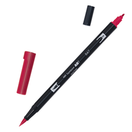 PENNARELLO DUAL BRUSH 847 - CRIMSON - TOMBOW 100049