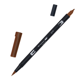PENNARELLO DUAL BRUSH 879 - BROWN - TOMBOW 100051