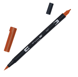 PENNARELLO DUAL BRUSH N947 - BURNT SIENNA - TOMBOW 89307