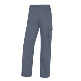PANTALONE DA LAVORO PALAOS PALIGPA - COTONE - TAGLIA L - GRIGIO - DELTAPLUS 82220