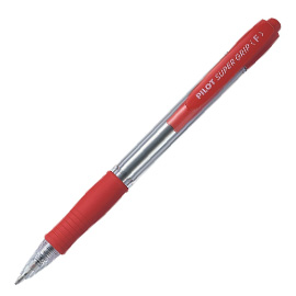 PENNA SFERA ROSSO FINE PILOT SCATTO SUPERGRIP 29348