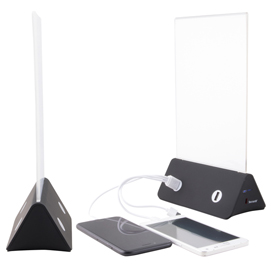 PORTAMENU' DA TAVOLO CON POWERBANK - A5 - SECURIT 83380