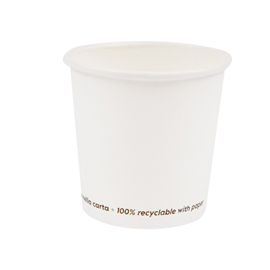 BICCHIERE IN CARTA - 100 ML - BIANCO - SIGNOR BIO - CONF. 50 PEZZI 96728