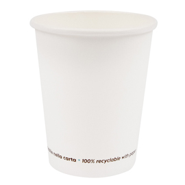 BICCHIERE IN CARTA - 250 ML - BIANCO - SIGNOR BIO - CONF. 50 PEZZI 96730