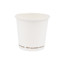BICCHIERE IN CARTA - 75 ML - BIANCO - SIGNOR BIO - CONF. 50 PEZZI 100124
