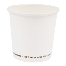 BICCHIERE IN CARTA - 200 ML - BIANCO - SIGNOR BIO - CONF. 50 PEZZI 99196