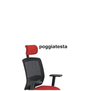 POGGIATESTA PER SEDUTA MOLLY A - ROSSO - UNISIT 82961