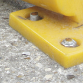 TASSELLI PER BARRIERE - 135 MM -  POLIURETANO - KIT 4 PEZZI 80773