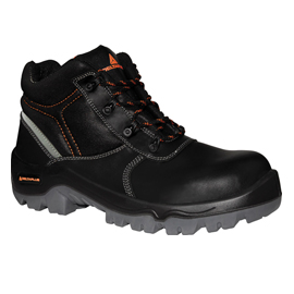 CALZATURA DI SICUREZZA PHOENIX S3 SRC - PELLE CROSTA PIGMENTATA - NUMERO 40 - NERO - DELTAPLUS 82170