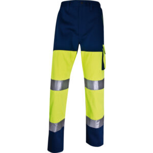 PANTALONE ALTA VISIBILITA' PHPA2 - SARGIA-POLIESTERE-COTONE - TAGLIA XL - GIALLO FLUO - DELTAPLUS 73751