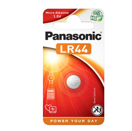 PILA ALKALINA A76 LR44 1,5V PANASON1  PZ 54870