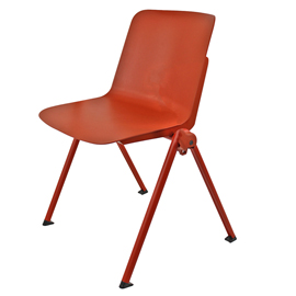 SEDUTA ATTESA PLUS - SENZA BRACCIOLI - ROSSO - UNISIT 100543