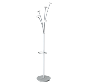 APPENDIABITI CON PORTAOMBRELLI - 5 POSTI - 187X38 CM - BIANCO - ALBA 74264