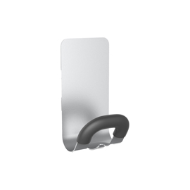 APPENDIABITI MAGNETICO - 7,4 X 6,8 X 14,3 CM - 1 POSTO - ACCIAIO - ALBA 100615