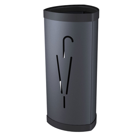 PORTAOMBRELLI - METALLO - NERO - DIAMETRO 26 CM - ALTEZZA 60 CM - ALBA 71279