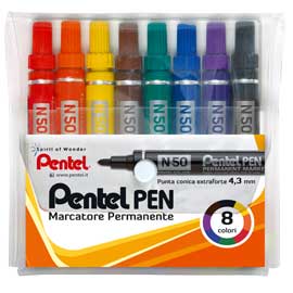 PENNARELLO PENTEL N50 8 COLORI 70896