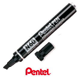 PENNARELLO PENTEL PUNTA SCALPELLO N60 NERO 29890