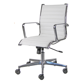 POLTRONA DIREZIONALE POLLUX NEW PND - CON BRACCIOLI INCLUSI - BIANCO - UNISIT 74201