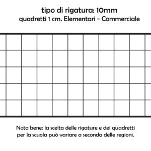 QUADERNO A4 MAXI  RIG.10MM GR.80 BLASETTI 103283