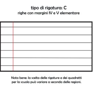 QUADERNO A4 MAXI  RIG.1RC GR.80 BLASETTI 103305